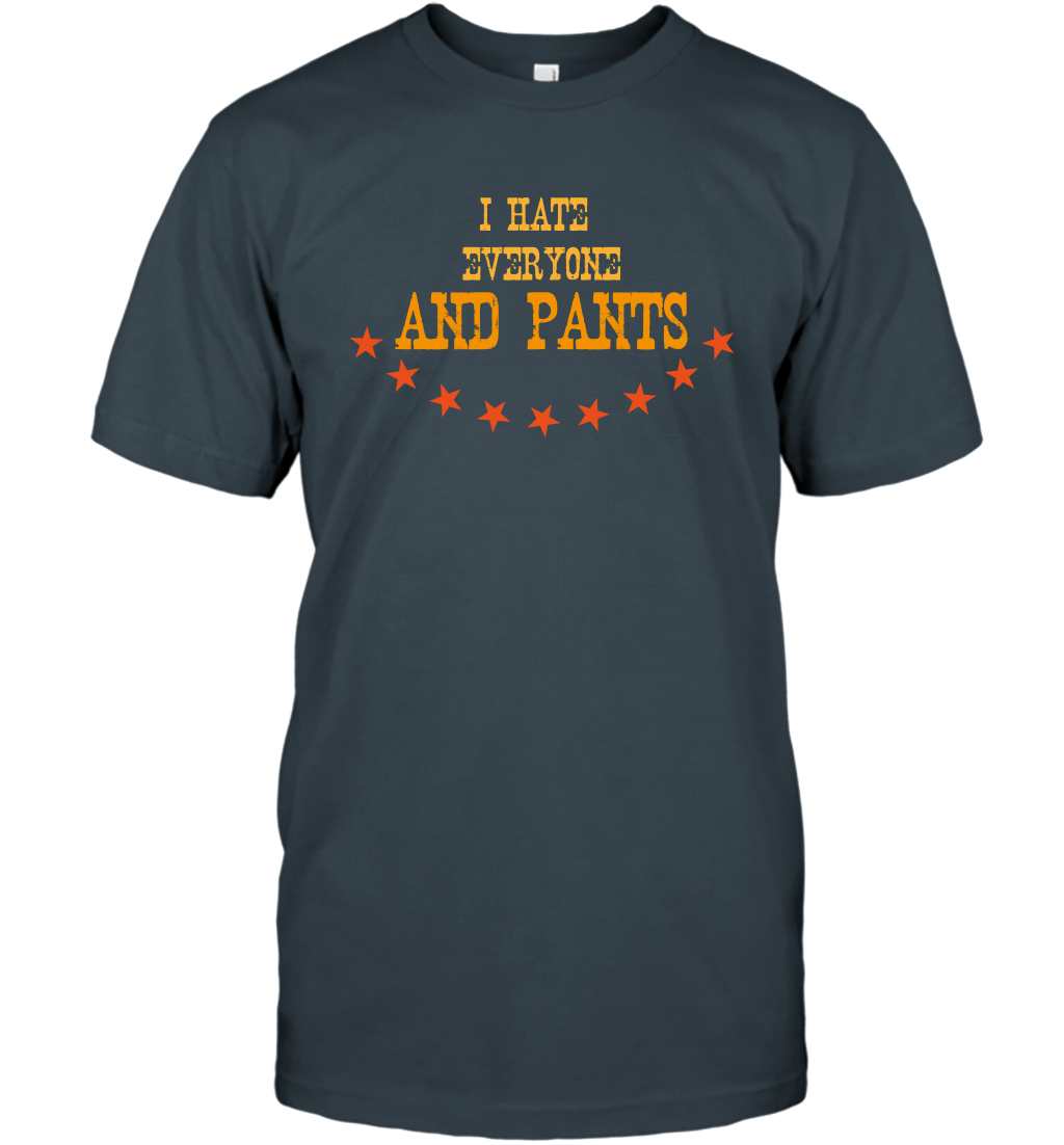 I Hate Everyone And Plant Shirt T-Shirt T-Shirt Charcoal