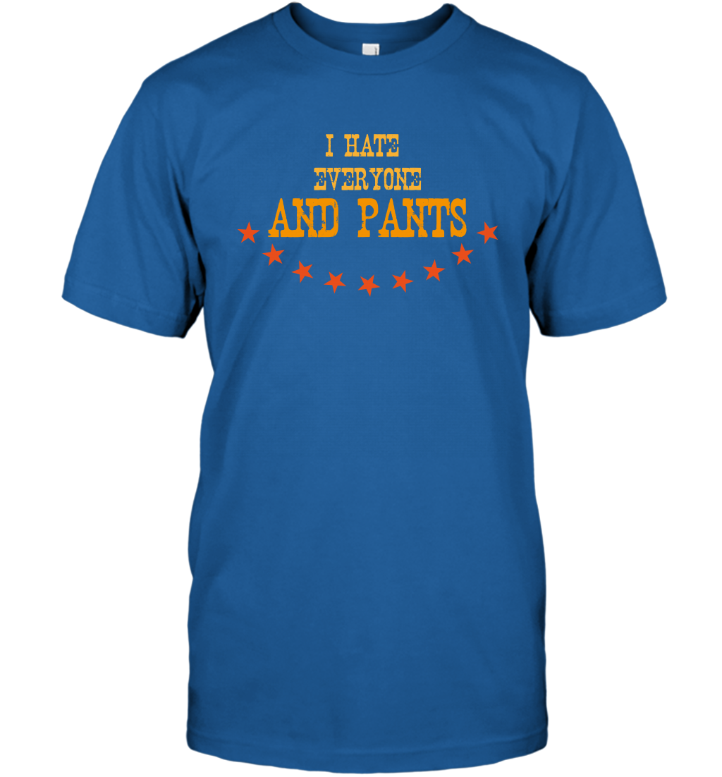 I Hate Everyone And Plant Shirt T-Shirt T-Shirt Royal