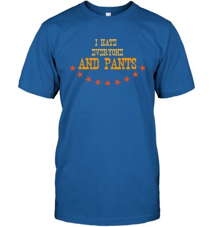 I Hate Everyone And Plant Shirt T-Shirt T-Shirt Royal