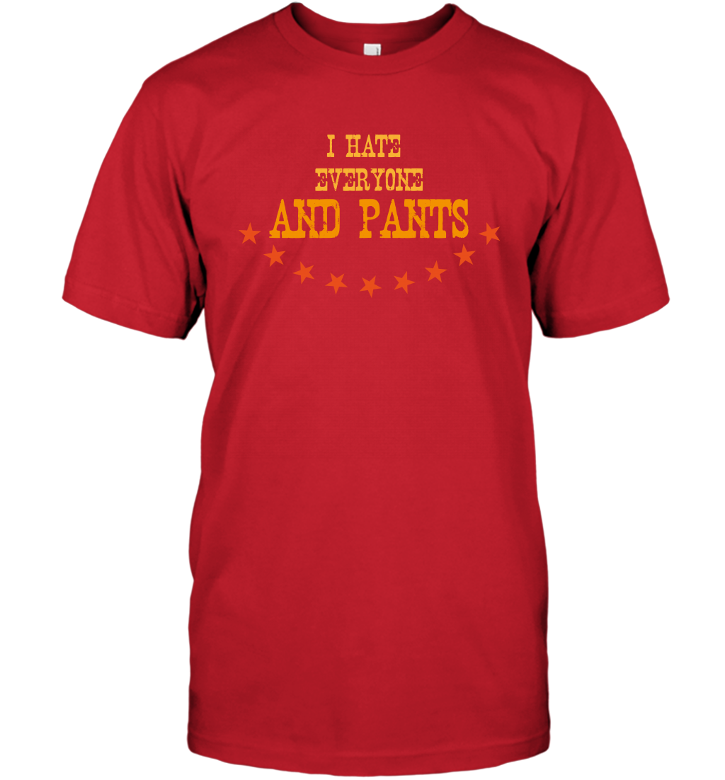 I Hate Everyone And Plant Shirt T-Shirt T-Shirt Red