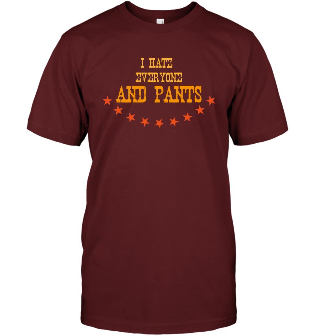I Hate Everyone And Plant Shirt T-Shirt T-Shirt Cardinal