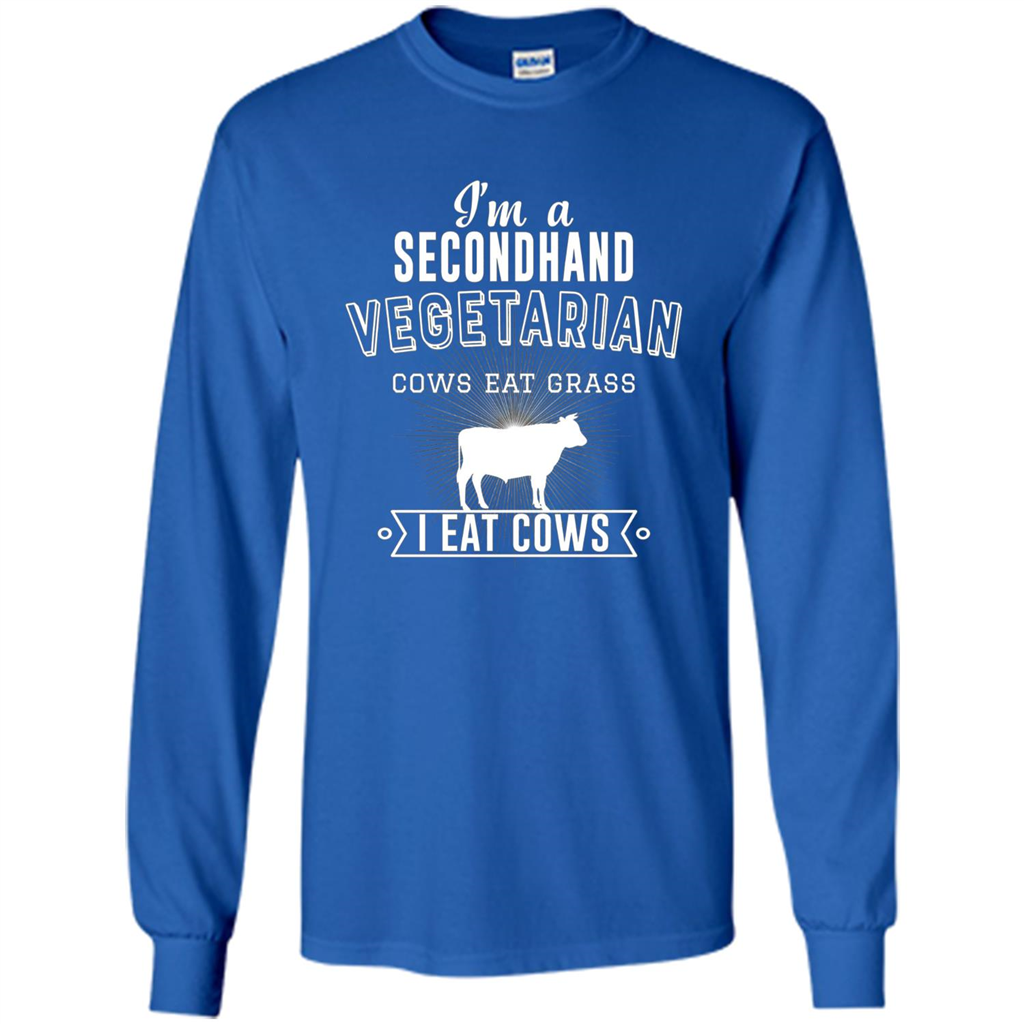 Secondhand Vegetarian T-shirt Funny Vegetarian T-shirt