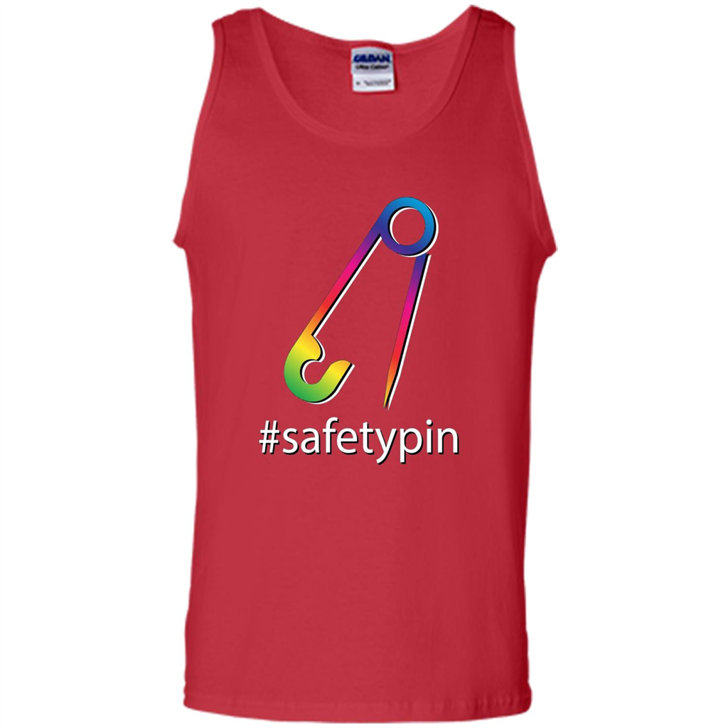 Safety Pin Campaign Against Violence T-Shirt Red