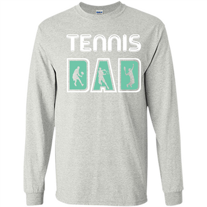 Tennis Lover T-shirt Tennis Dad Ash