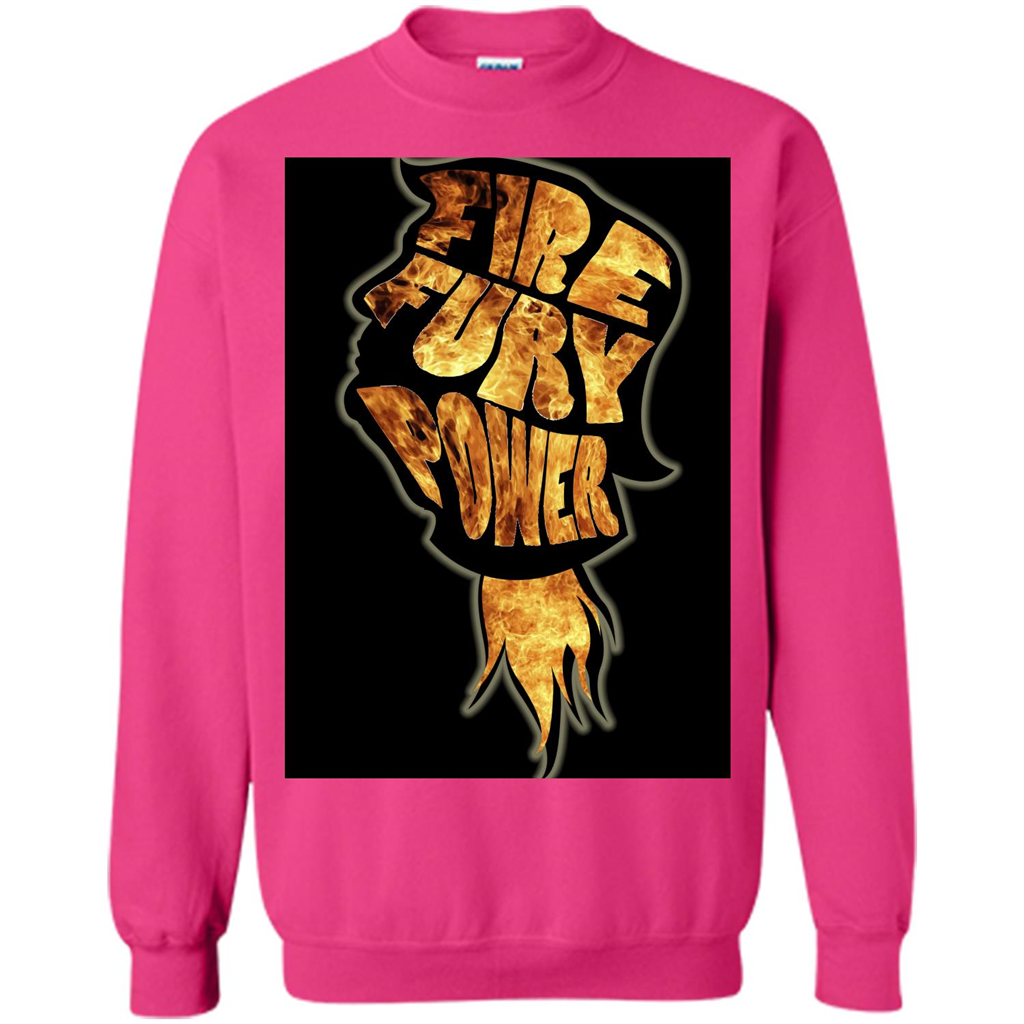 Fire Fury Power T-shirt Heliconia