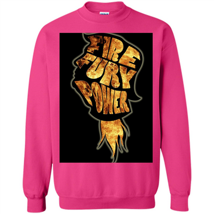 Fire Fury Power T-shirt Heliconia