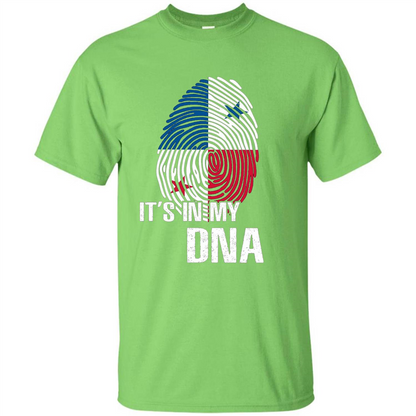 Panama In My DNA T-Shirt Panamanian Pride T-shirt Lime