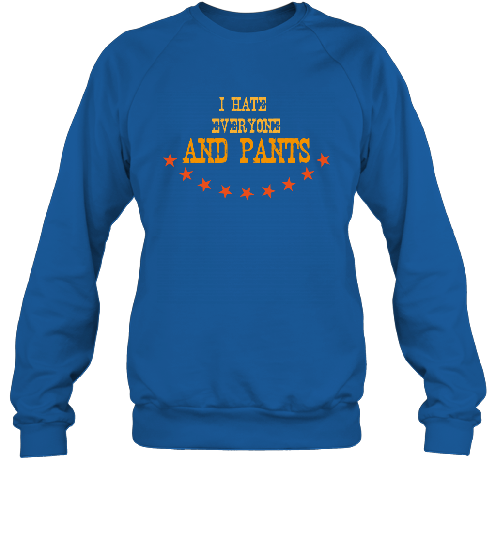 I Hate Everyone And Plant Shirt Sweatshirt Sweatshirt Royal