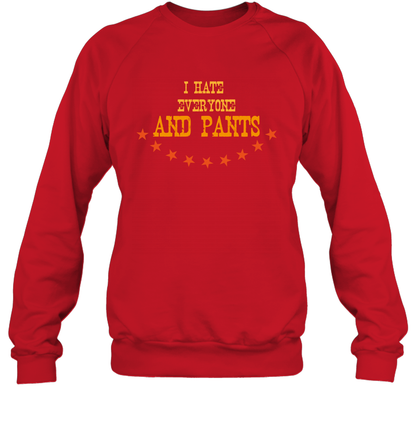 I Hate Everyone And Plant Shirt Sweatshirt Sweatshirt Red