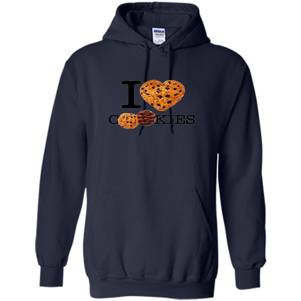 I Love (Heart) Cookies T-shirt Navy