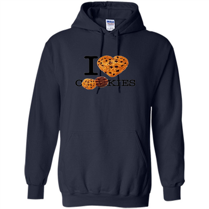 I Love (Heart) Cookies T-shirt Navy