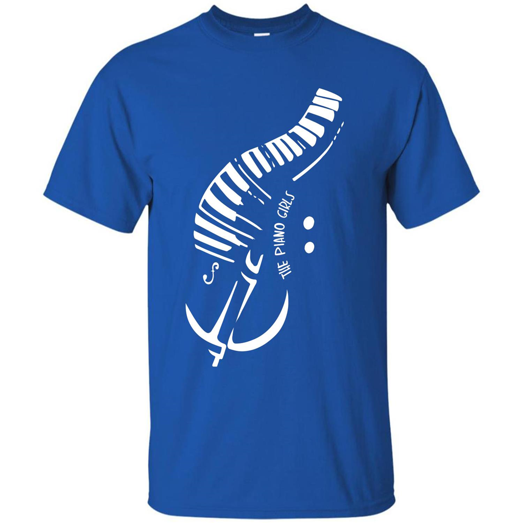 Piano Lover T-shirt The Piano Girls Royal