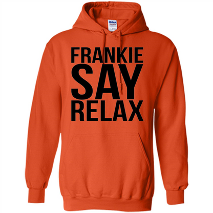 Music Lover T-shirt Frankie Say Relax Orange