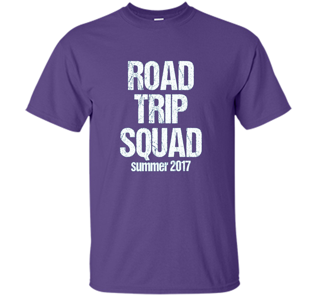 Road Trip Squad - Funny Summer Vacation T-Shirt shirt Purple