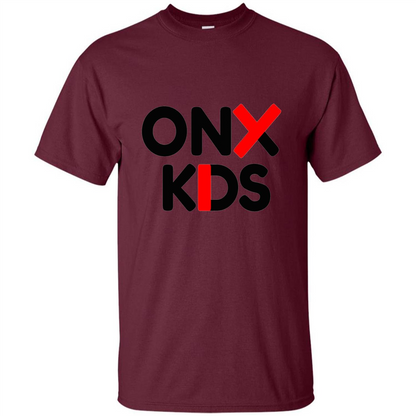 Onyx Kids Logo T-Shirt Maroon
