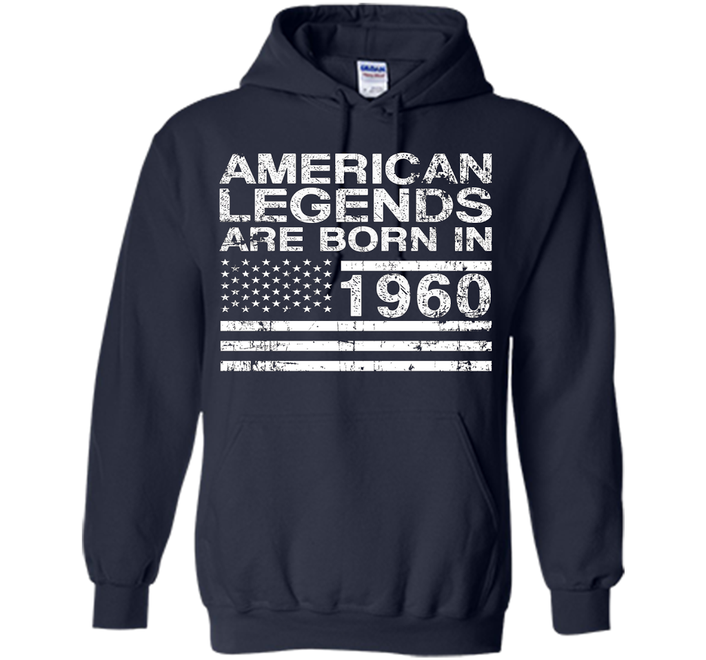 American Legends Are Born in 1960 57th Birthday Gift Tshirts shirt Navy