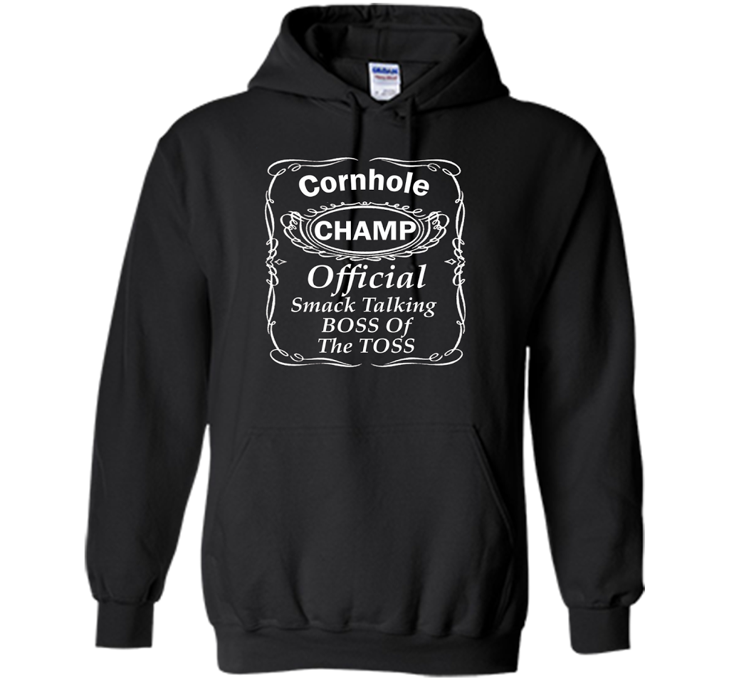 Cornhole Champ Distressed T-shirt Royal