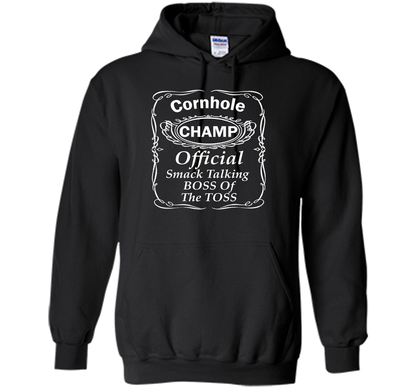 Cornhole Champ Distressed T-shirt Royal