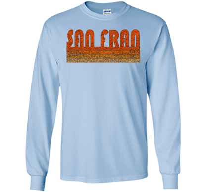 Vintage Retro San Francisco T-Shirt cool shirt Light Blue
