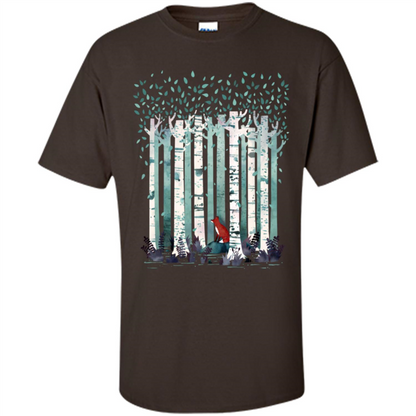 The Birches T-Shirt Dark Chocolate