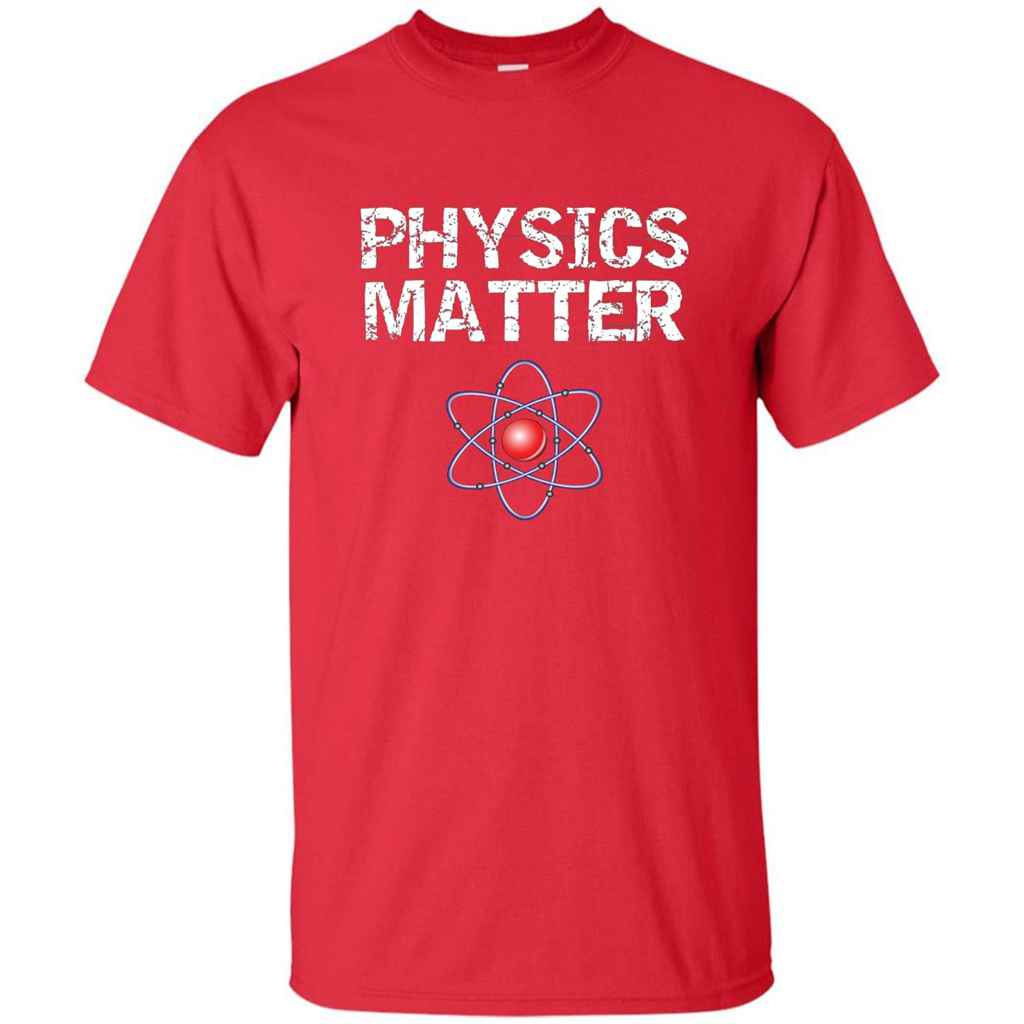 Physics T-shirt Physíc Matter T-shirt Red