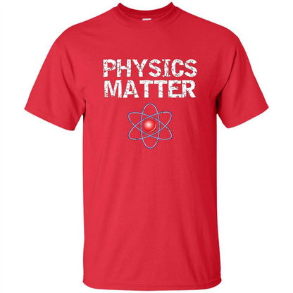 Physics T-shirt Physíc Matter T-shirt Red
