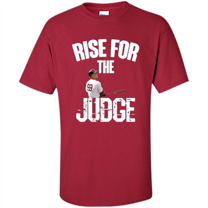 All Rise For The Judge Shirt 99 Baseball T-shirt Cardinal