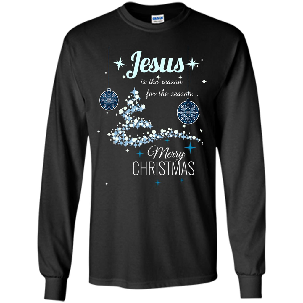 Christmas T-Shirt Jesus Is The Reason For The Season Black
