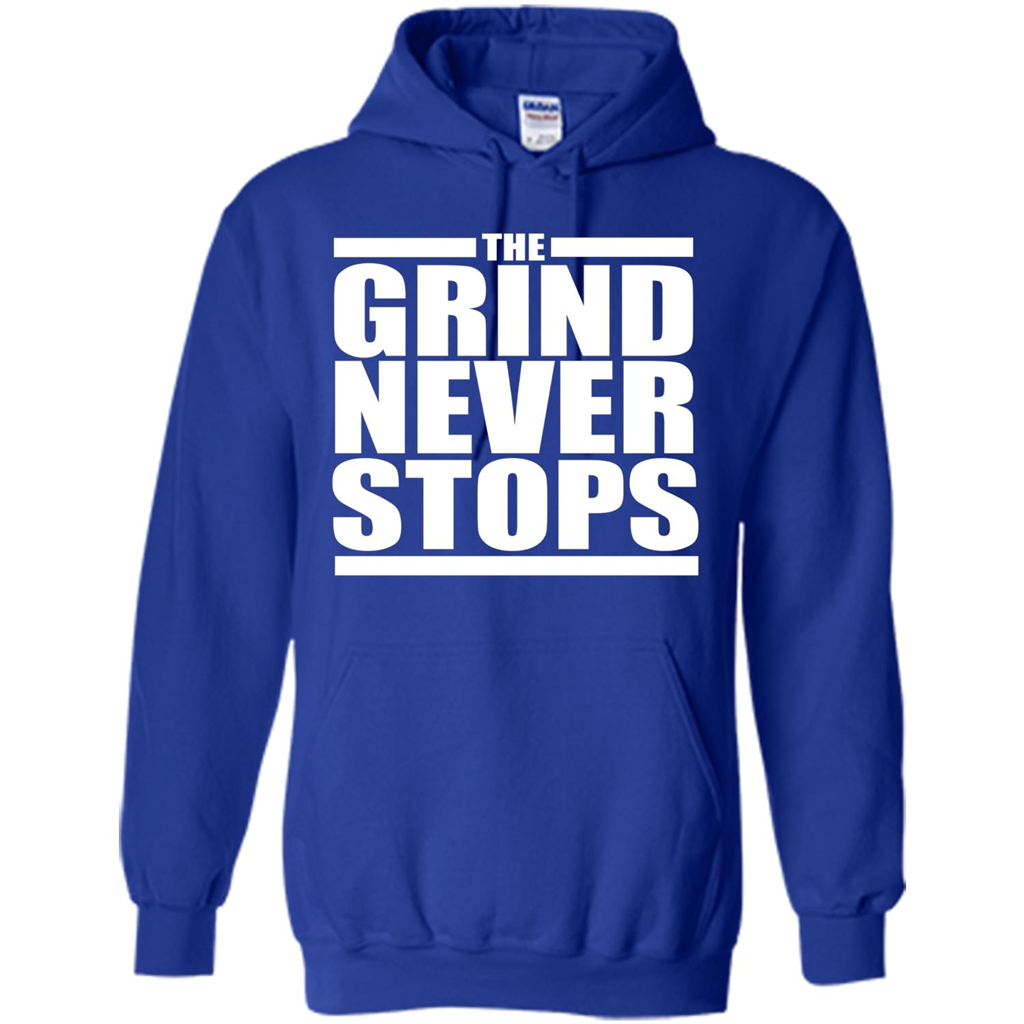 The Grind Never Stops T-shirt Royal