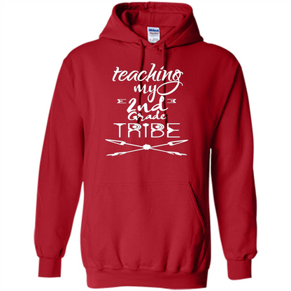 Back To School T-shirt Teaching My Second Grade Tribe Red
