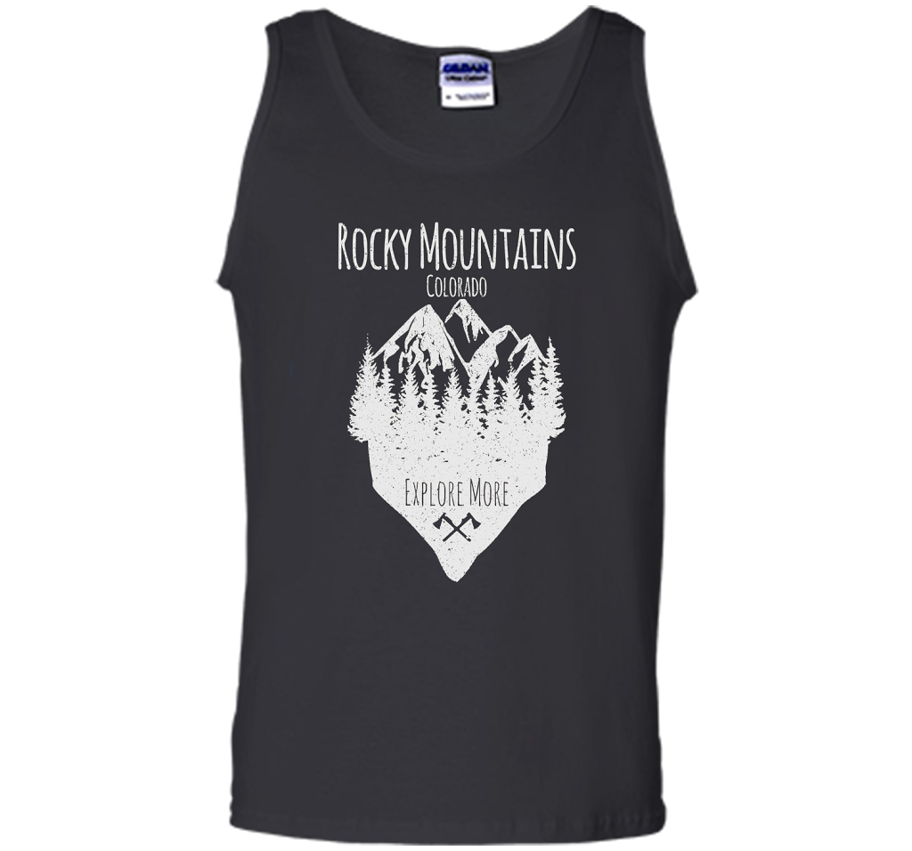 PREMIUM Rocky Mountains, Colorado - Souvenir T-Shirt t-shirt Black