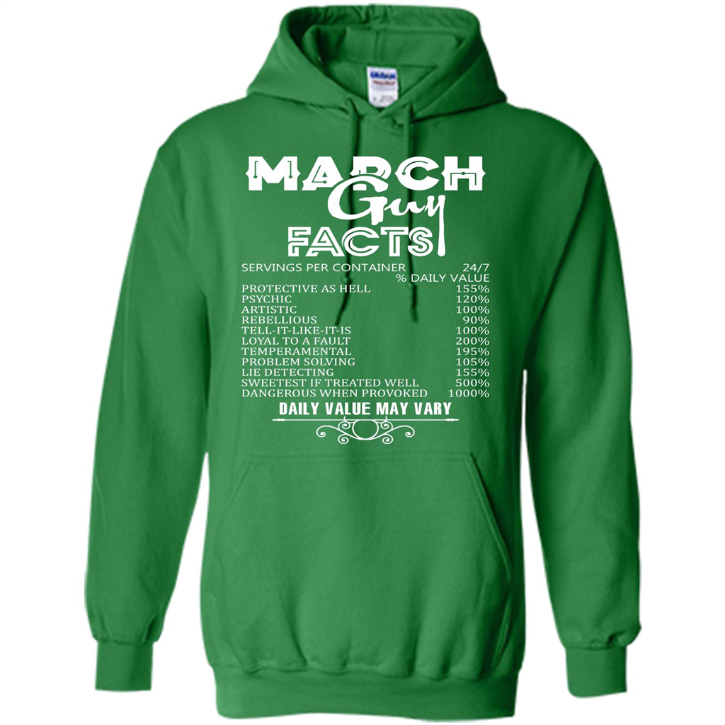 March Guy Facts T-shirt Irish Green