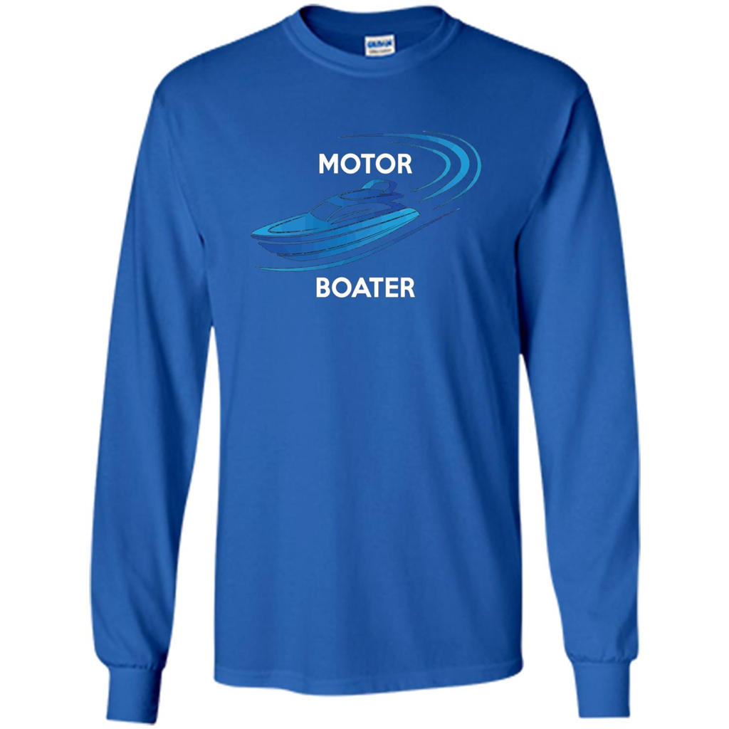 Motor Boater T-shirt Royal