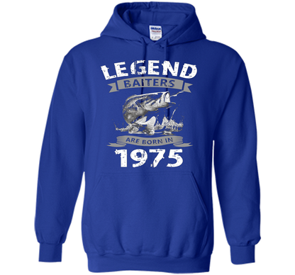 Mens 42nd Years Old 1975 Birthday Gift Idea Tshirt for Fishing shirt Royal