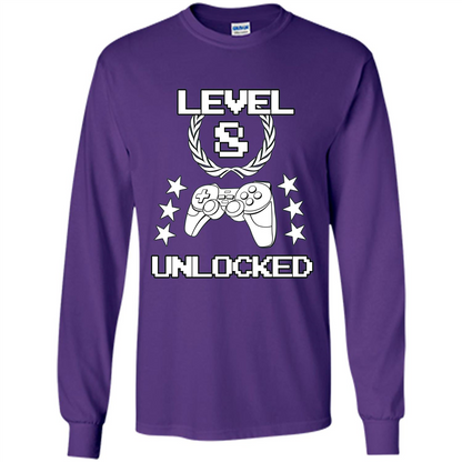 Video Game T-shirt Legendary Gamers 8th Unlocked T-shirt