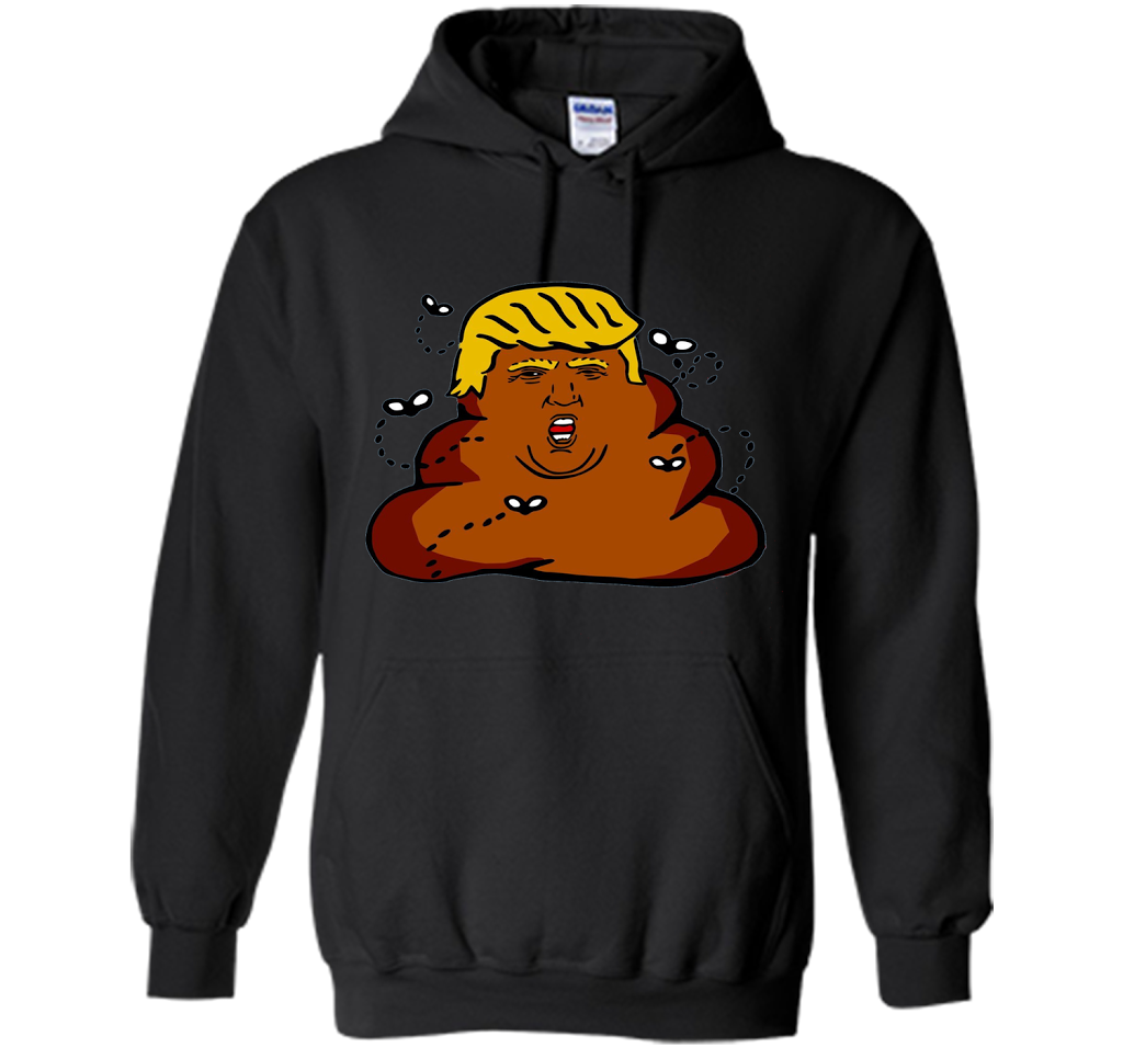 Funny Donald Trump Dump Poop Emoji T-shirt cool shirt