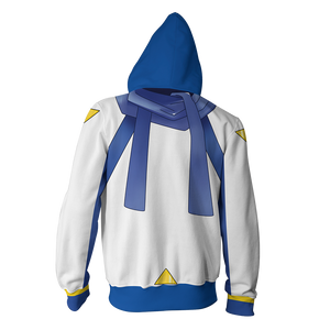 Kaito Vocaloid Cosplay Zip Up Hoodie Jacket