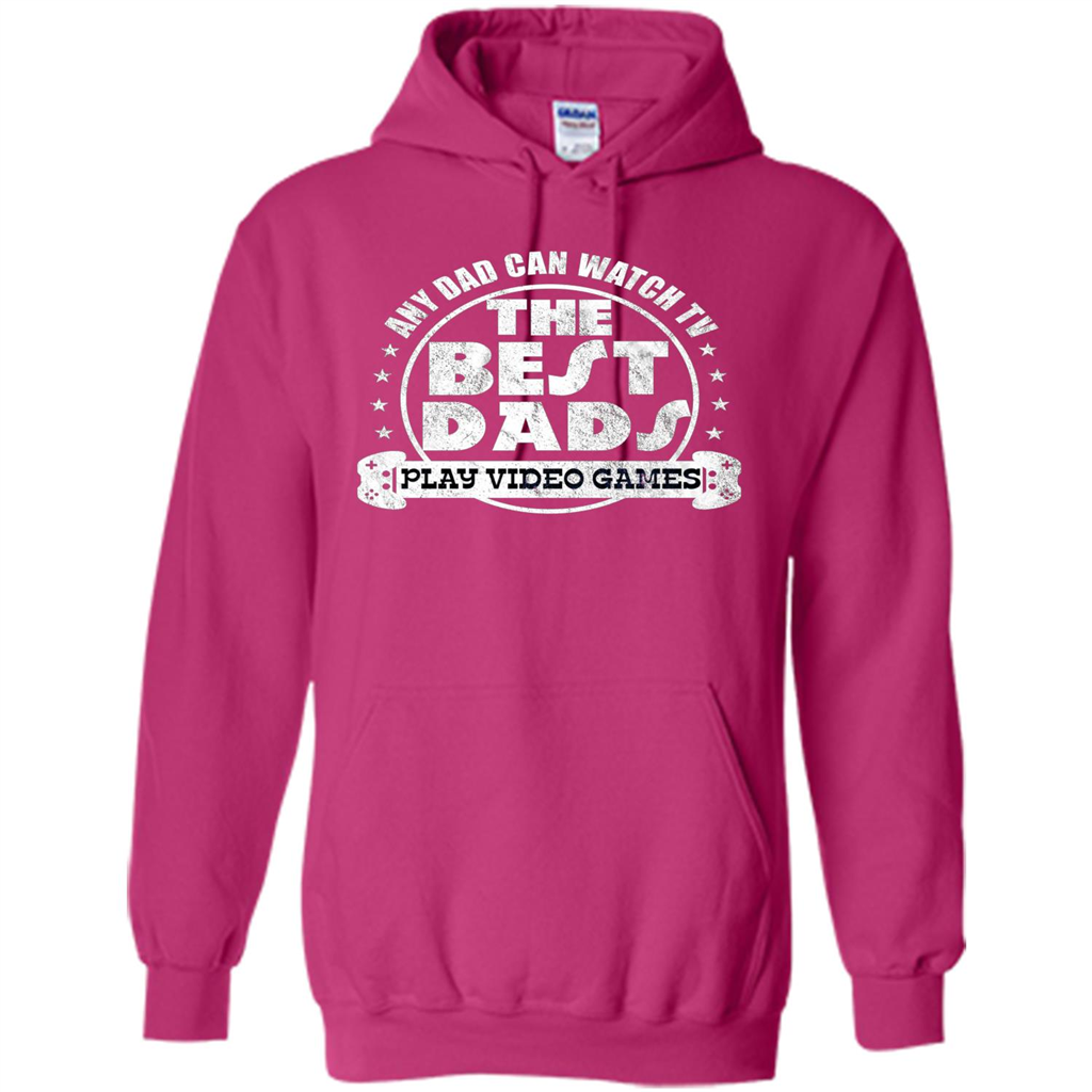 Father's Day T-shirt Best Dads Play Video Games Heliconia