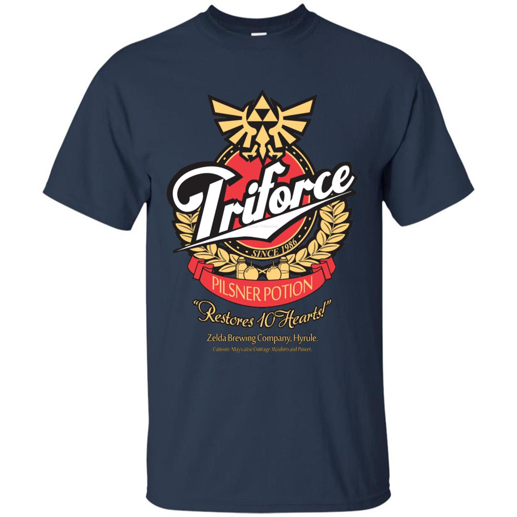 Special Potion Triforce Pilsner Potion T-shirt Navy