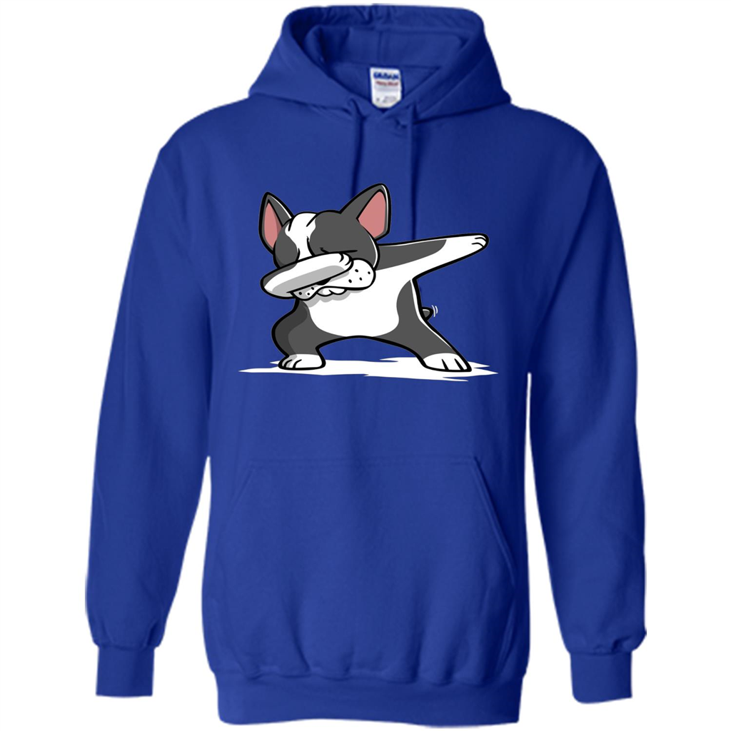 Dabbing Boston Terrier Dog T-Shirt Dab Dance T-shirt Royal
