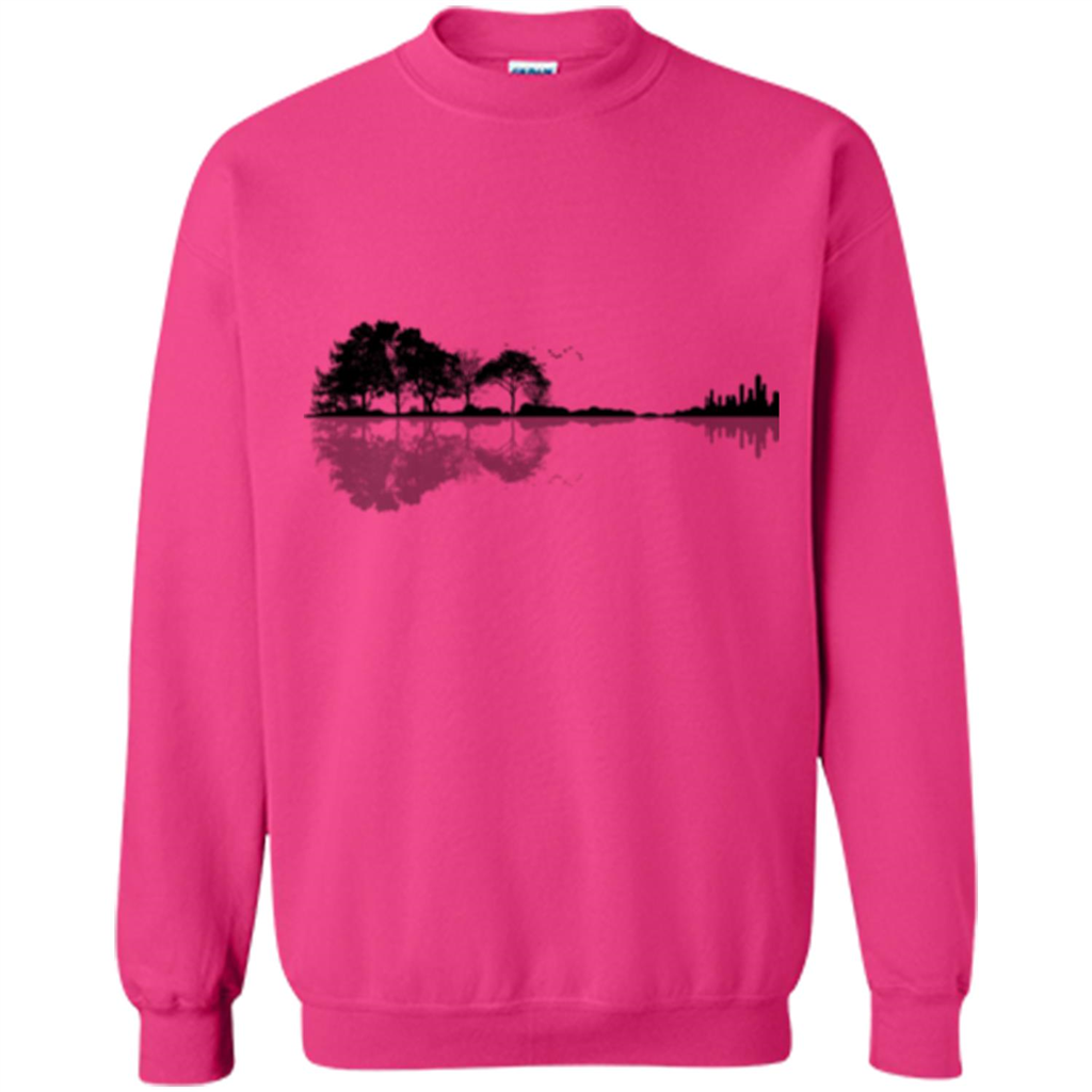 Guitar Lover T-shirt Nature Guitar Heliconia