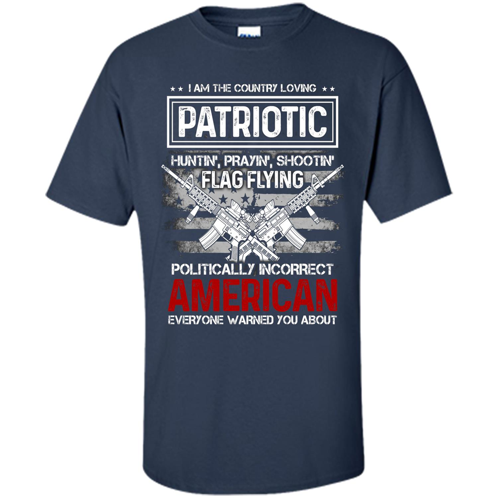 I Am The Country Loving Patriotic T-shirt Navy