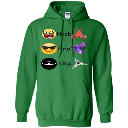 Fidget Spinner Emoji Classification Gamer Guide T-shirt Irish Green