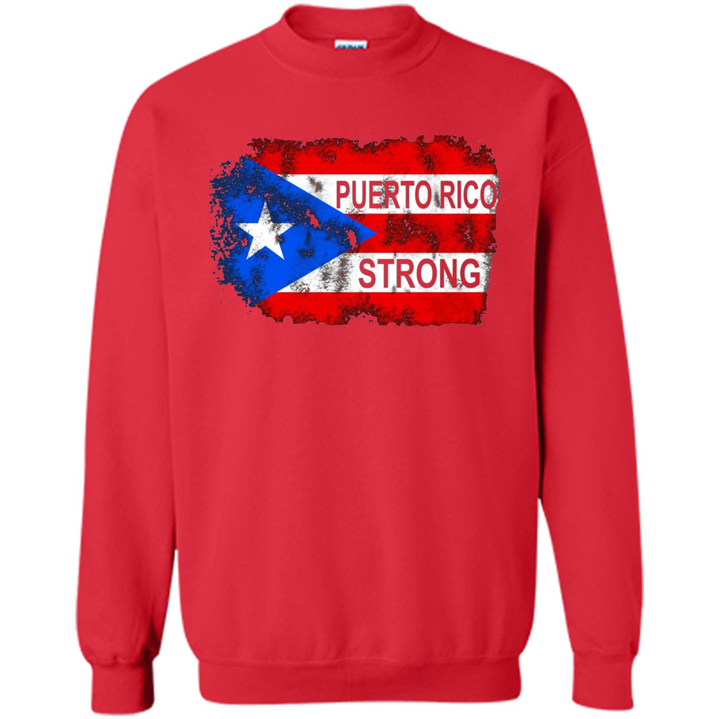 Puerto Rico Strong T-shirt Red