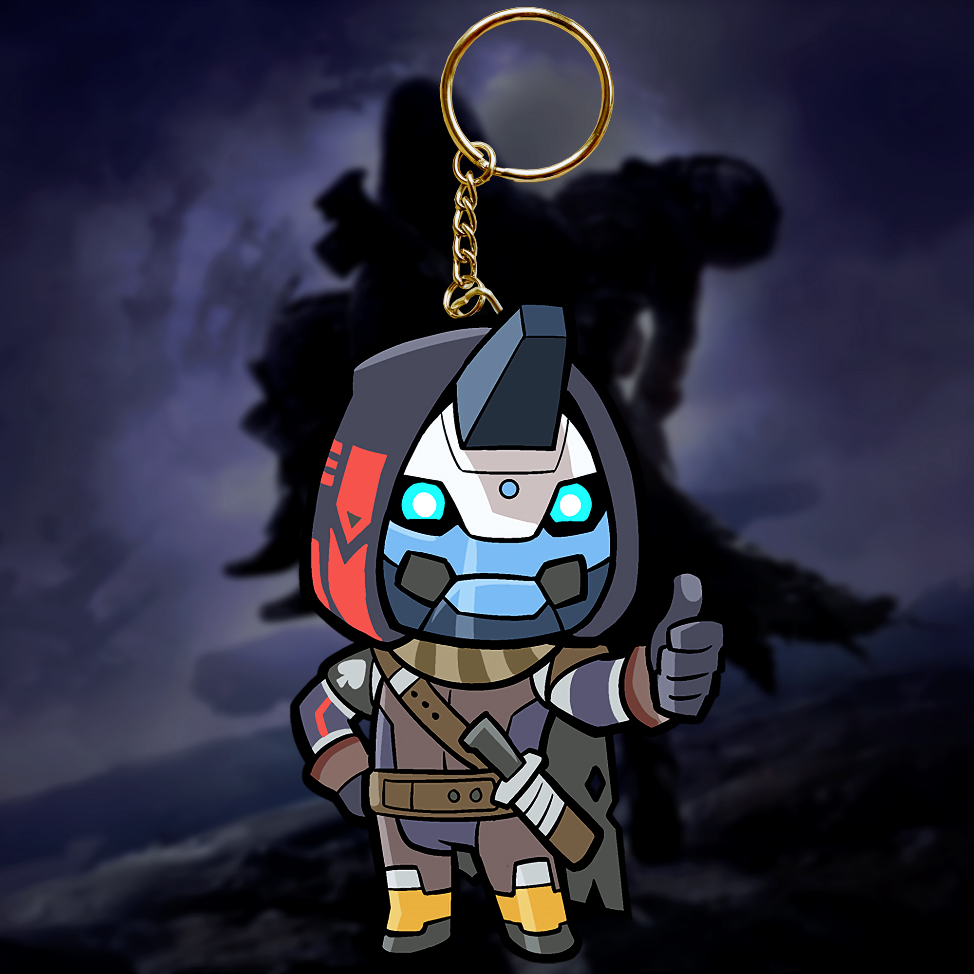 Destiny Keychain Video Game Keychains   