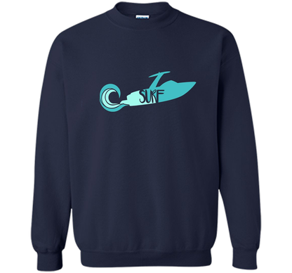 Wakesurf Boat With Retro Wave T-shirt