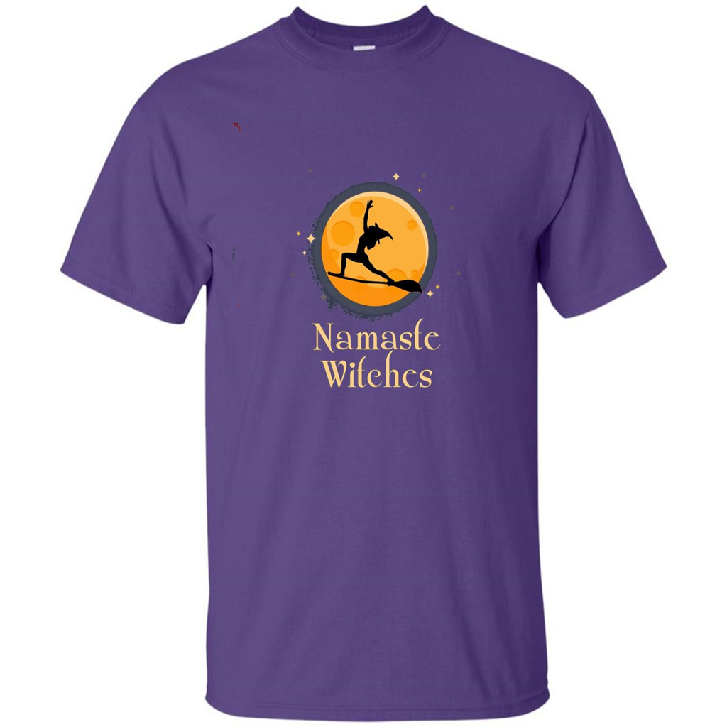 Funny Namaste Witches T-shirt Halloween Yoga Gift For Her
