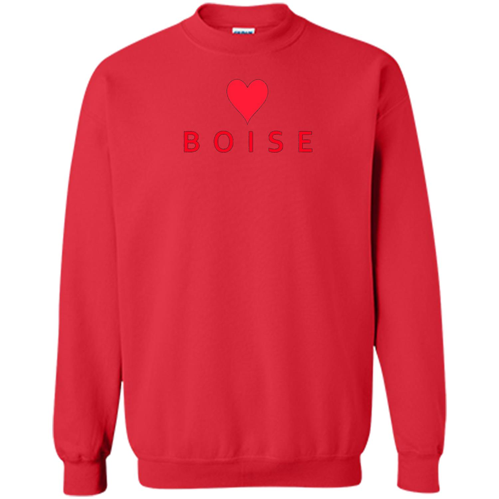Boise Idaho With Heart Love T-shirt