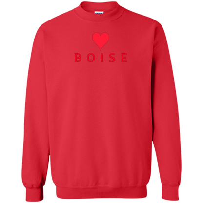 Boise Idaho With Heart Love T-shirt