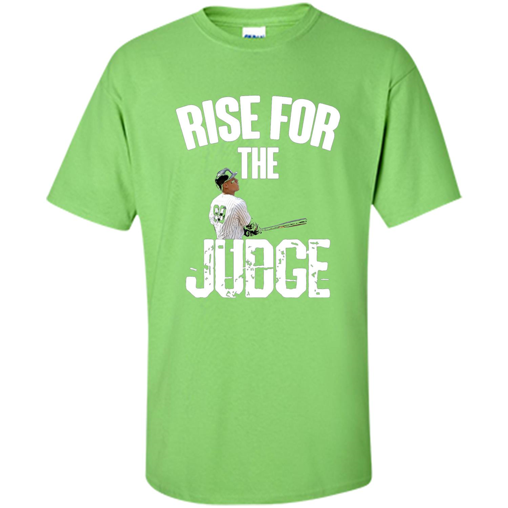 All Rise For The Judge Shirt 99 Baseball T-shirt Lime